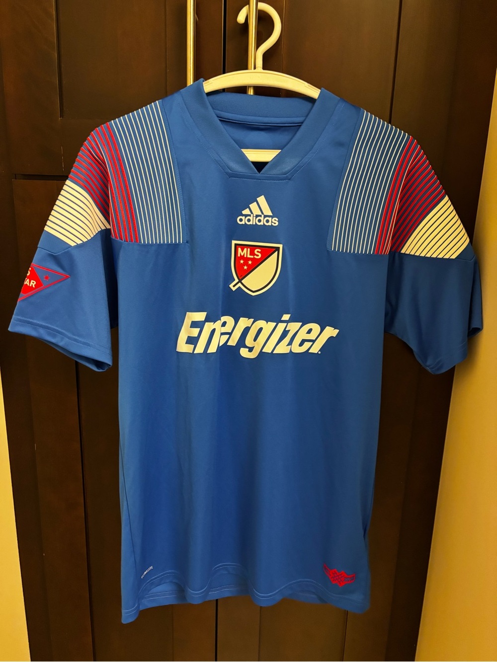 Adidas MLS All-Star Energizer Blue Soccer Jersey Medium